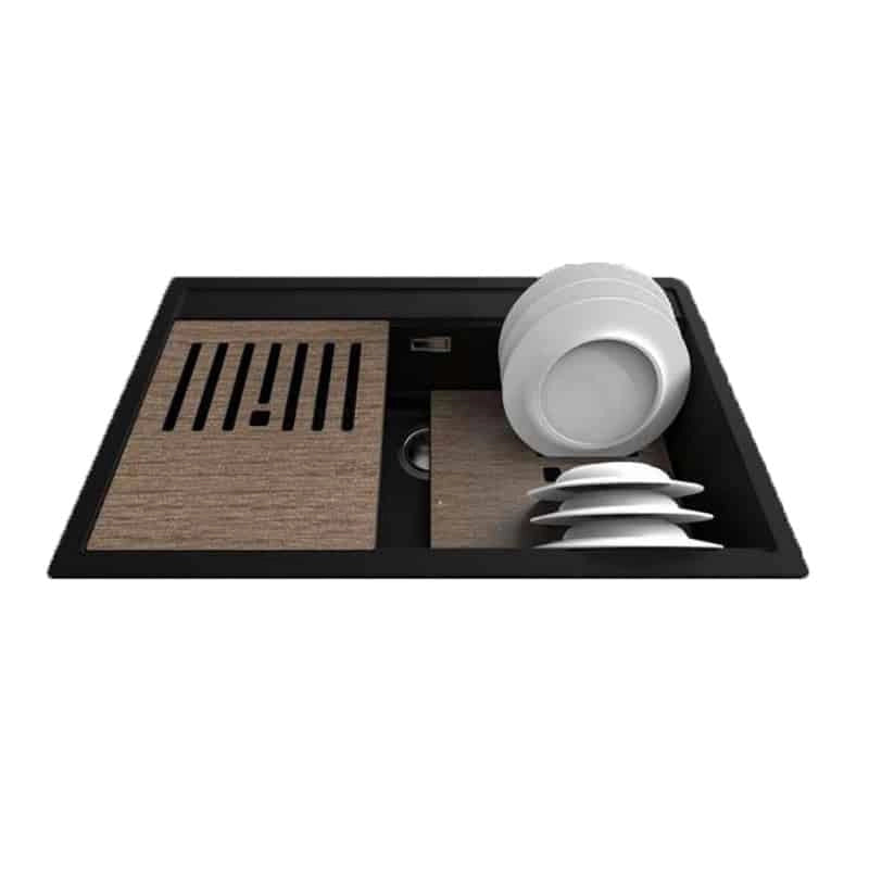 Tagliere Elleci Element Best Workstation in materiale HPL Nero - ATH073BK