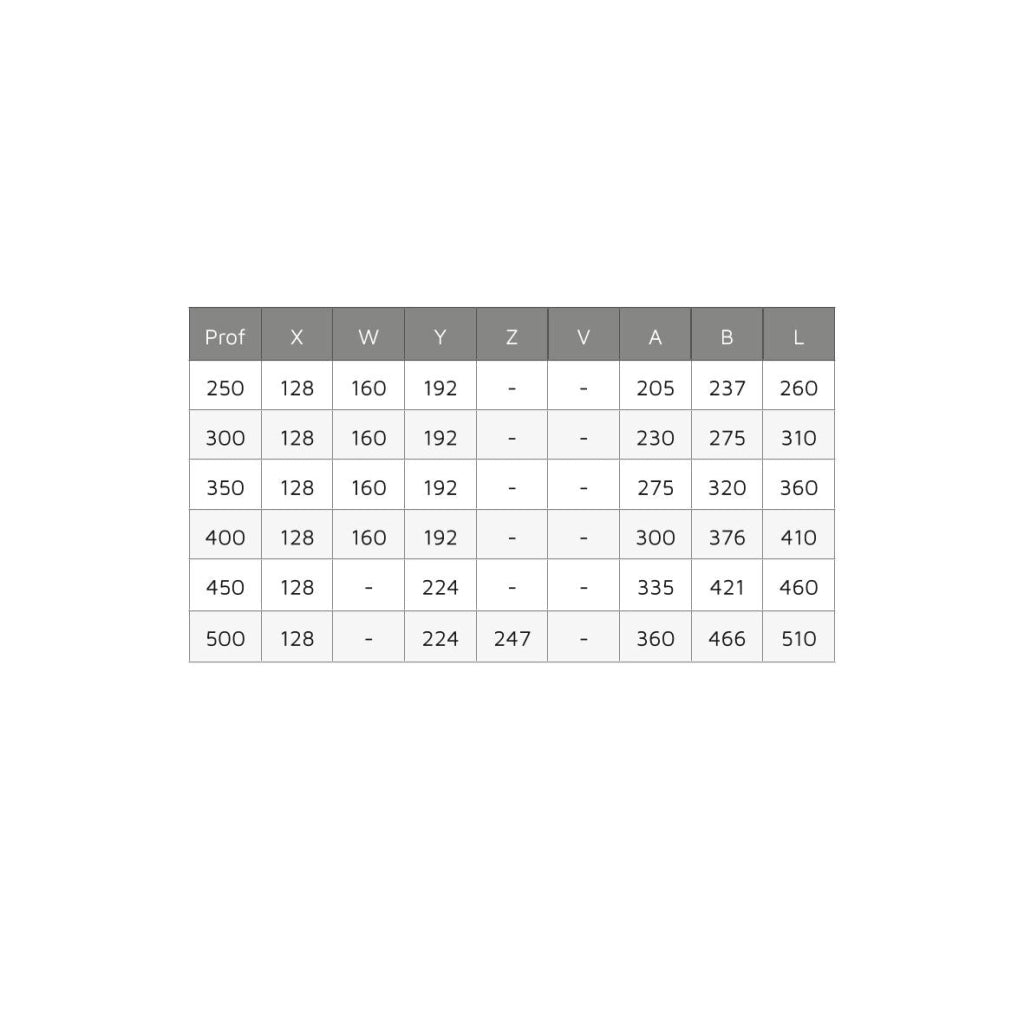 Guide a Scomparsa Silver per Cassetti ad Estrazione Totale P500 Zincato Bianco Acciaio Emuca