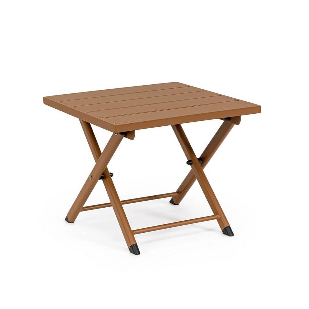 Tavolino pieghevole da esterno in alluminio 44x43 cm - TERRA