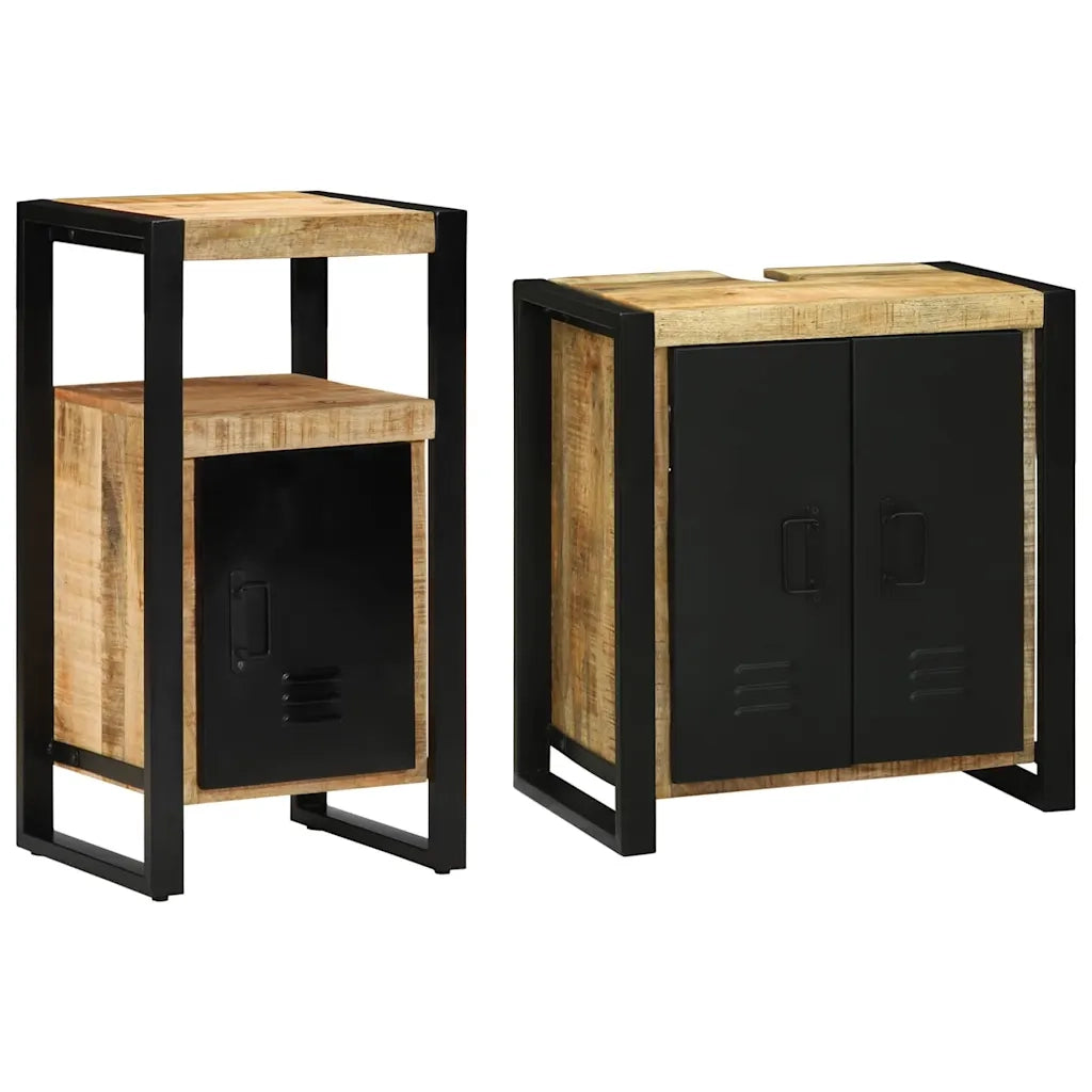 Set di mobili per il bagno 2 pcs Legno di mango massello 3305600
