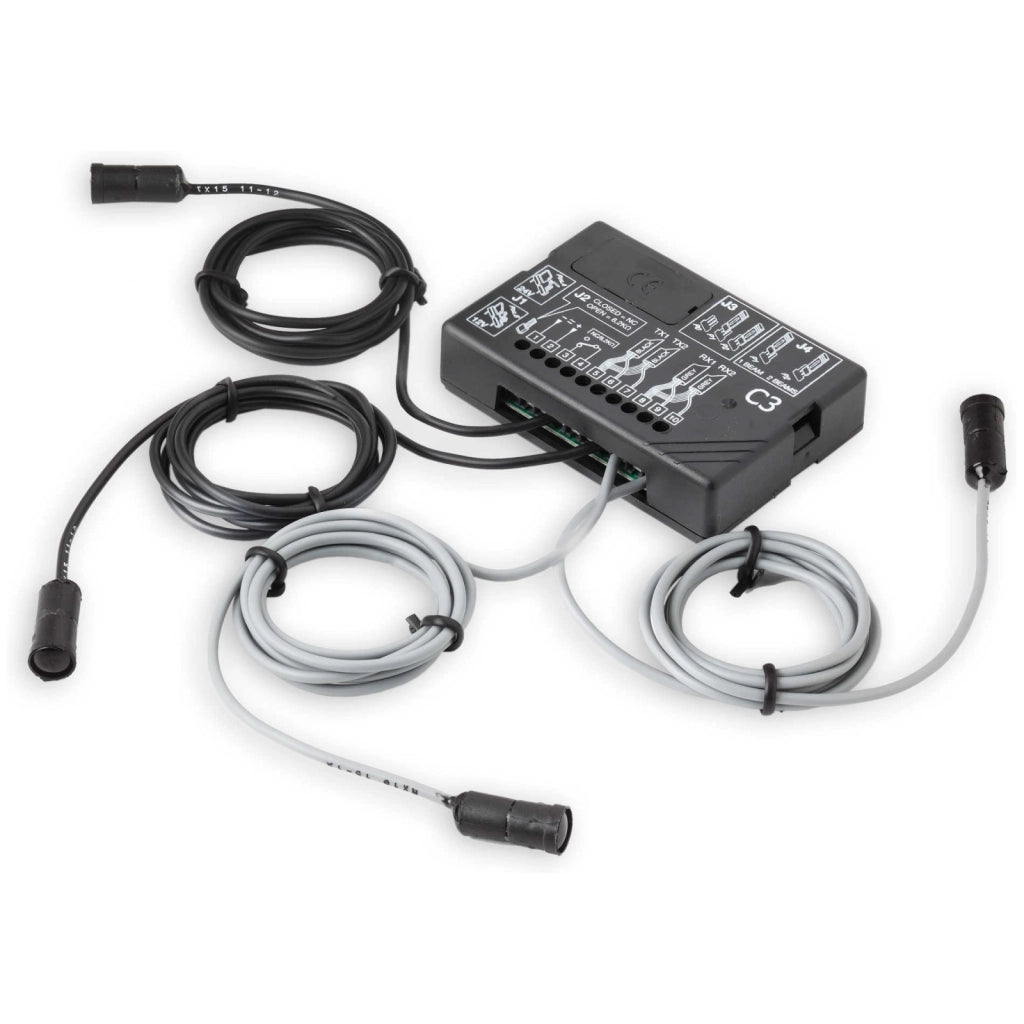 FOTOCELLULA MINI 2 RAGGI MULTIPLEXATI CLASSE 3 DOPPIO RELÈ CARDIN CDR892C3-2