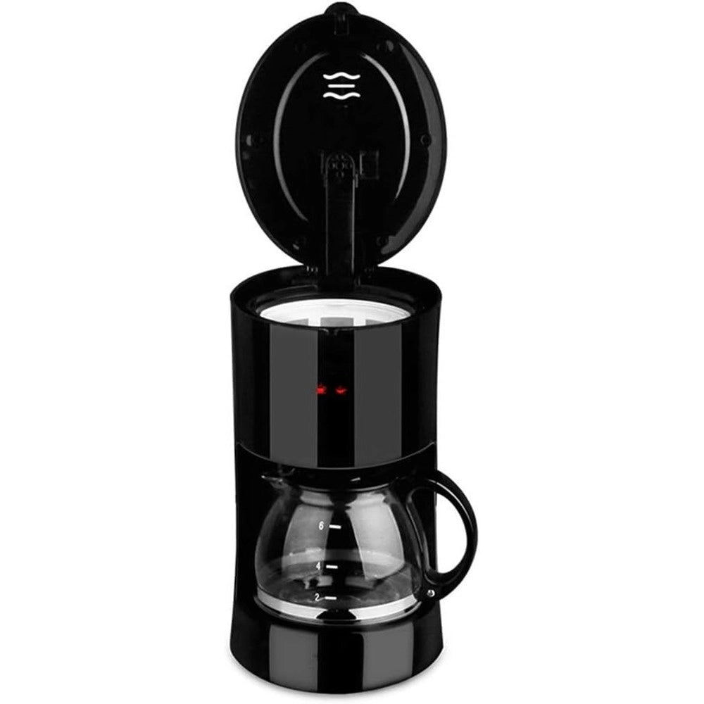 Trade Shop - Macchina Per Caffè Con Filtro Ad Alta Densità Brocca In Vetro Capacità 600 Ml Q-cf709 -
