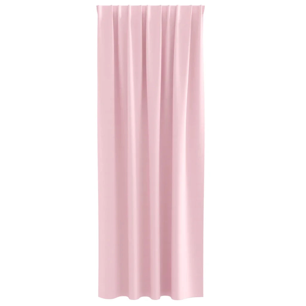 Tende Blackout con Anelli 2 pcs Rosa baby 260 x 140 cm 4107522
