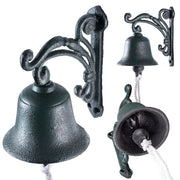 Campanello in ghisa KADAX per porte da giardino, campanello decorativo in stile retrò.