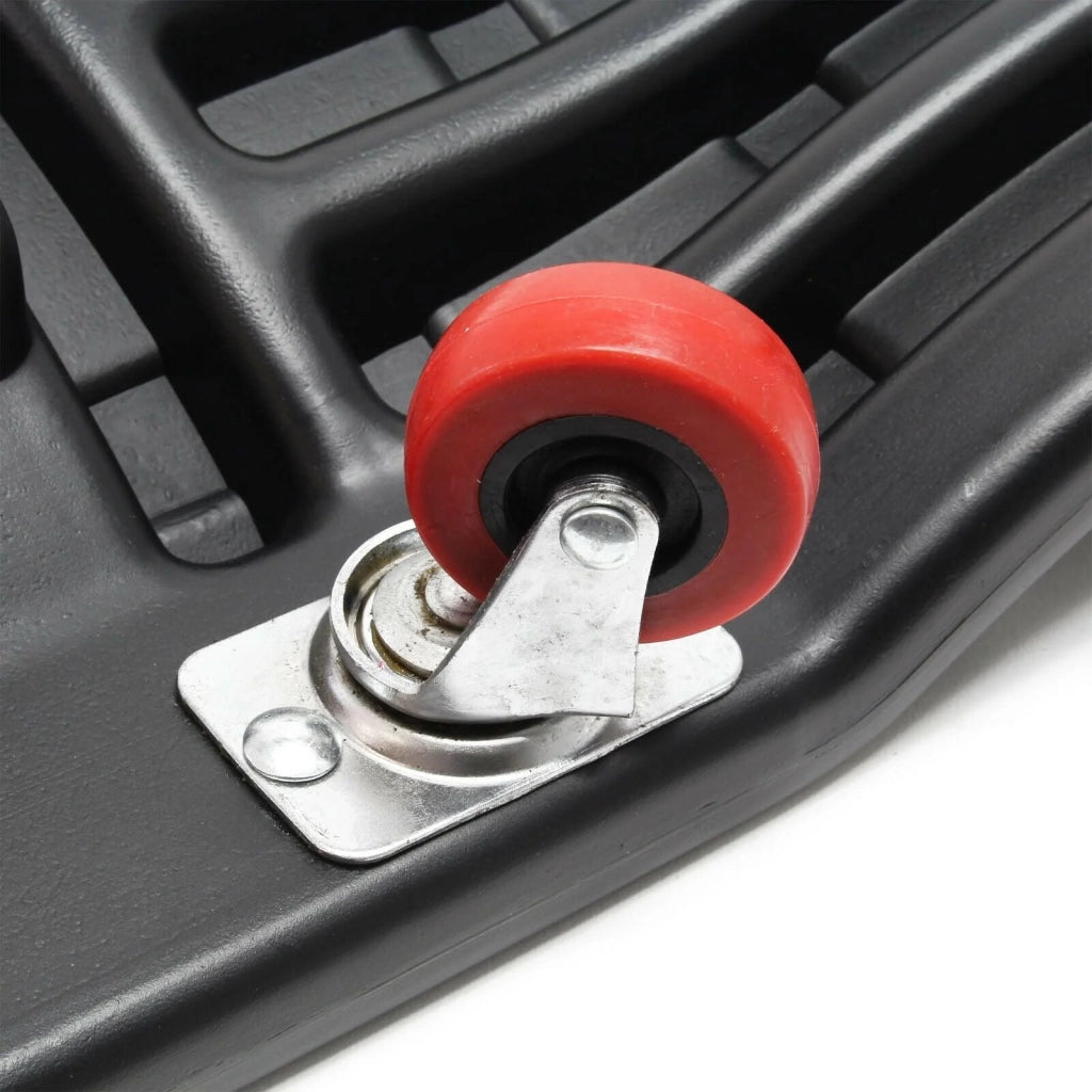 Carrello meccanico ergonomico con ruote per uso in officina 92x41x9,5cm portata max 90kg 16_0000769
