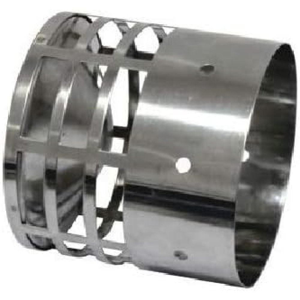 Terminale scarico fumi tubo caldaia stufa a pellet legna d.80 ac