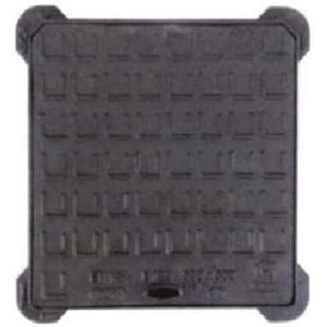 Tombino chiusino telaio con coperchio ghisa 40x40 cm b125 luce 3