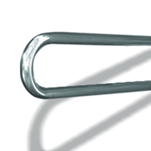 Maniglione barra ribaltabile con piastra lunga cm 80 inox lucido