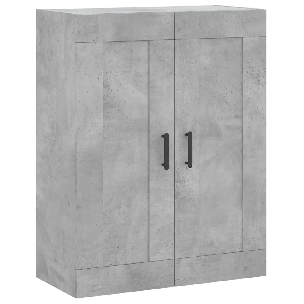 Credenza | Madia | Buffet da pranzo | Armadio da pranzo Grigio Cemento 69,5x34x180 cm in Legno Multistrato
