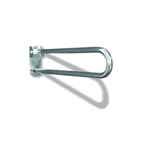 Maniglione barra ribaltabile con piastra lunga cm70 inox bianco