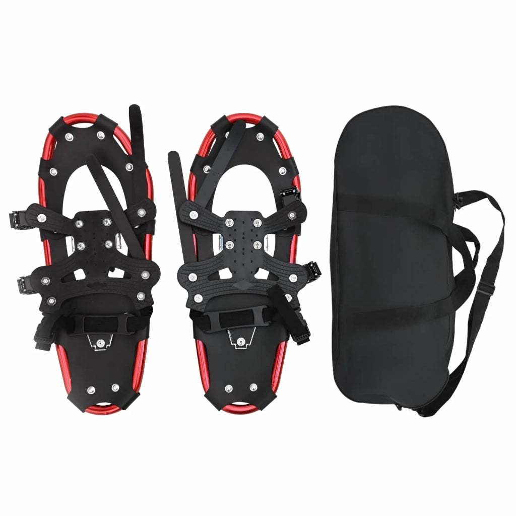 Ciaspole 3 in 1 Rosso e Nero 53,5 x 21 cm Alluminio e HDPE CFW8185960
