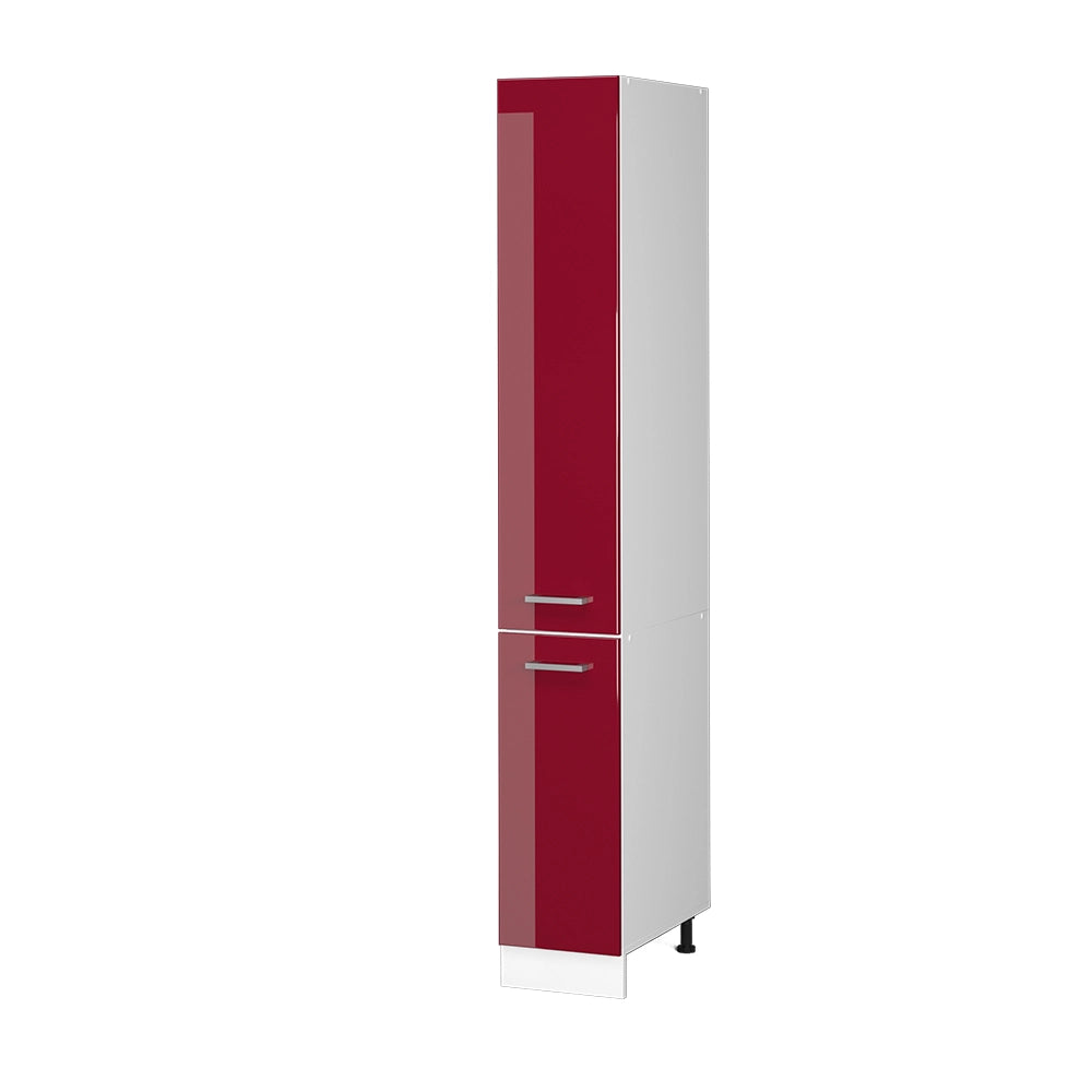 Vicco Dispensa universale Rosso bordeaux lucido 30 cm con porte