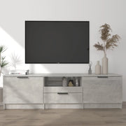 Mobile per TV-Credenza TV-Console TV Grigio Cemento 140x35x40cm Legno Multistrato