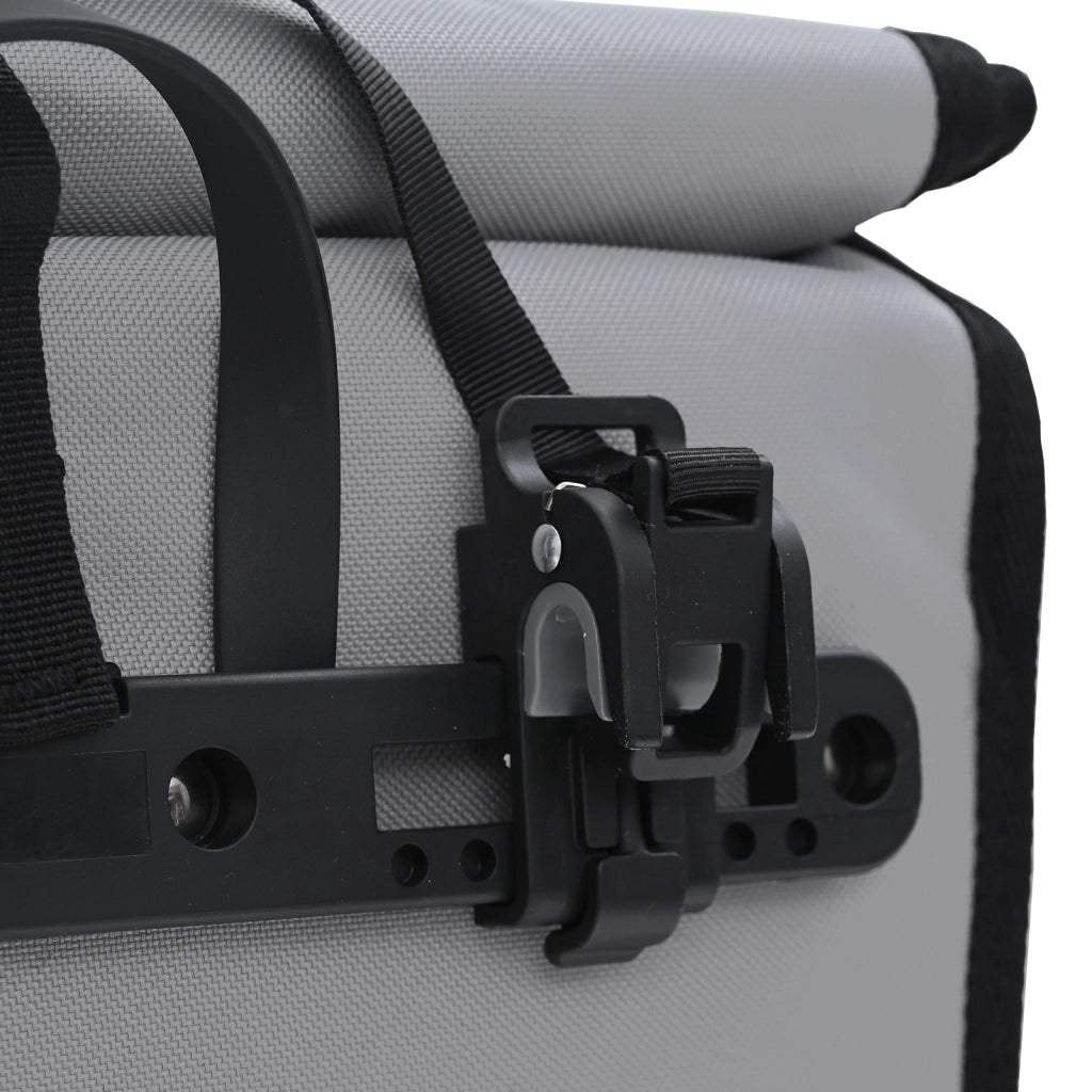 Borsa per Bicicletta per Portapacchi 20 L Grigia 34x16x59 cm