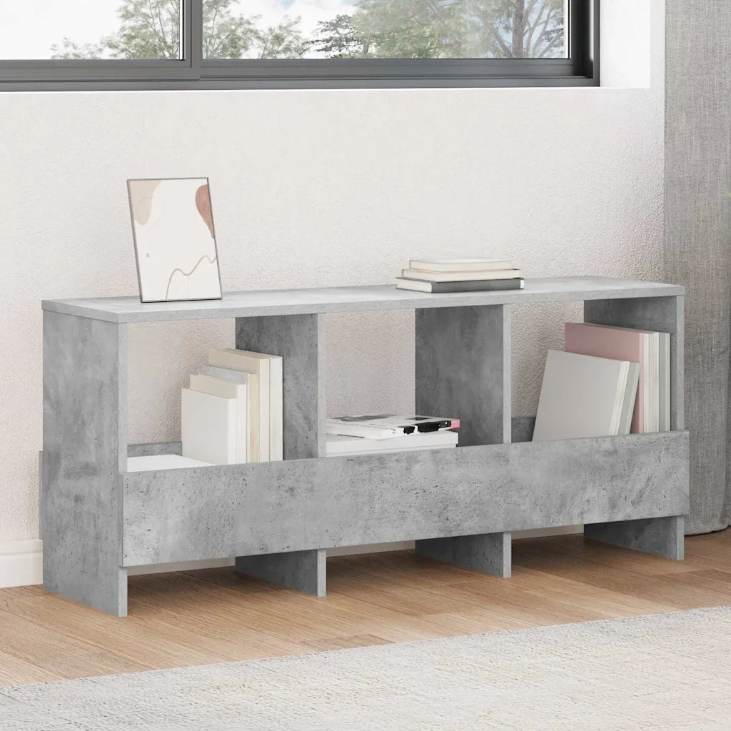 Scaffale per riviste Grigio cemento 102 x 30 x 45 cm CFW7502544