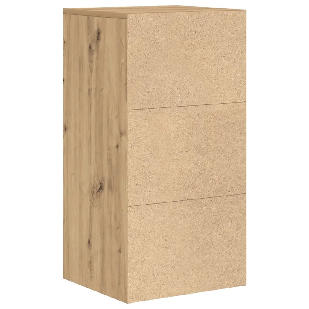 Credenza con Cassetto-Buffet-Armadio da cucina Rovere artigianale 38 x 34 x 75 cm