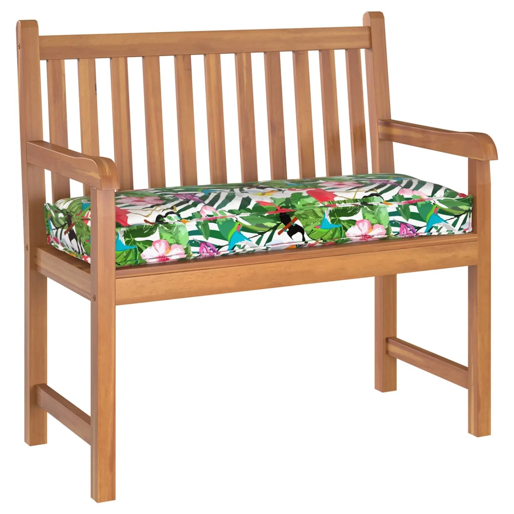 Cuscino Floreale Multicolore 100 x 40 x 8 cm Tessuto Oxford 42001627