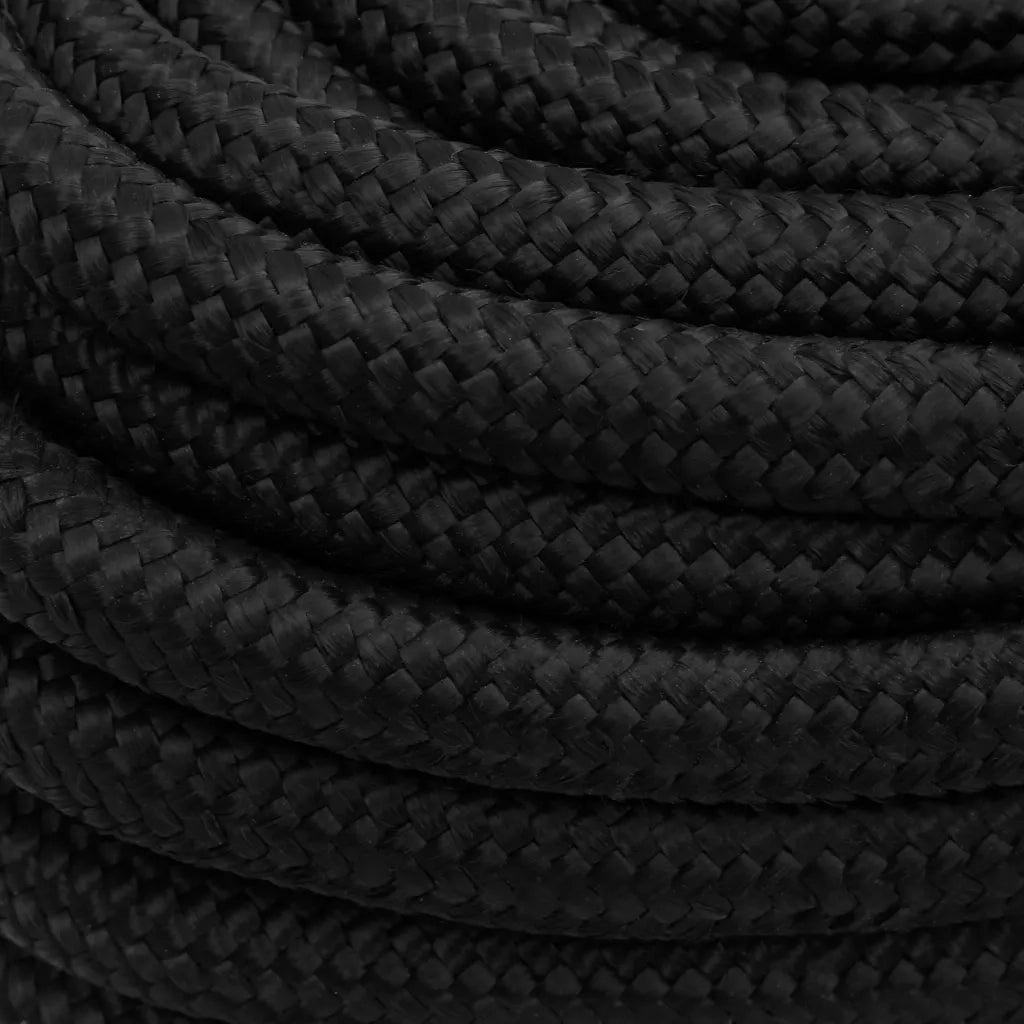 Corda per barca Completamente Nera 20 mm 25 m in Polipropilene 152526