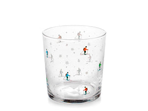 Set 3 Bicchieri Retro Skiers 35 cl