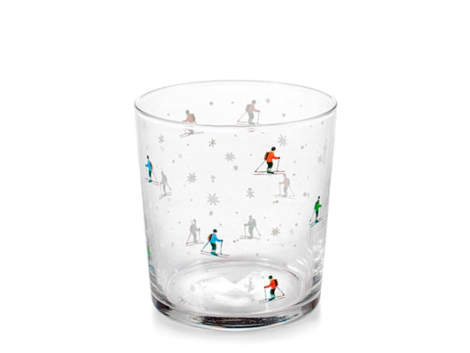 Set 3 Bicchieri Retro Skiers 35 cl