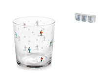 Set 3 Bicchieri Retro Skiers 35 cl