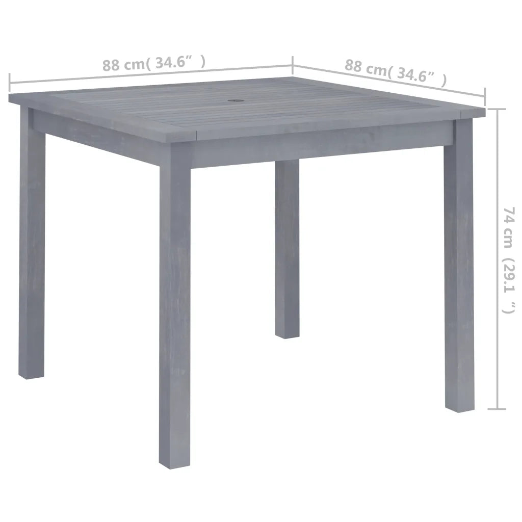 Tavolo da Pranzo da Giardino 88x88x74 cm in Massello di Acacia 312122