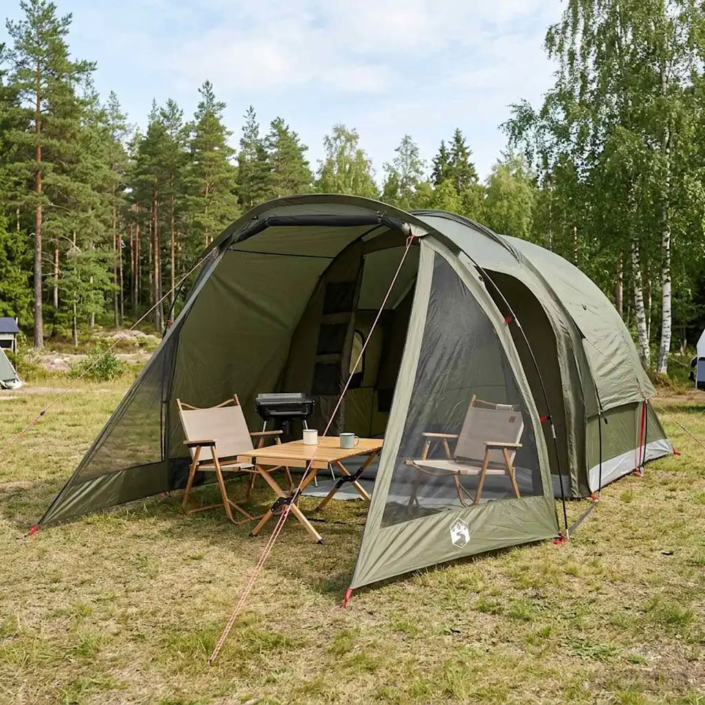 Tenda Capanna con tetto Verde Oliva 488 x 244 x 183 cm 42029036