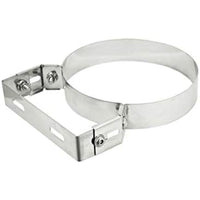 Collare di fissaggio inox regolabile pesante per canna fumaria (