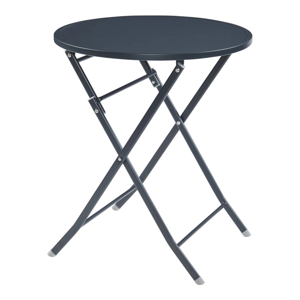 Tavolo da giardino pieghevole 71 x 62 cm nero 03_0011037