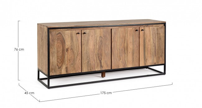 Credenza 4 Ante 175x45x76h cm Nartan