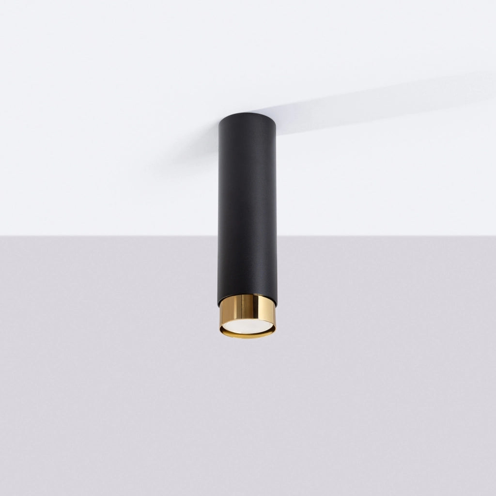 Lampada da soffitto NERO 22,5 nero/oro