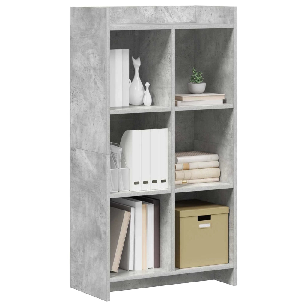 Libreria Grigio Concretè 59 x 30 x 111 cm Legno ingegnerizzato 8011286