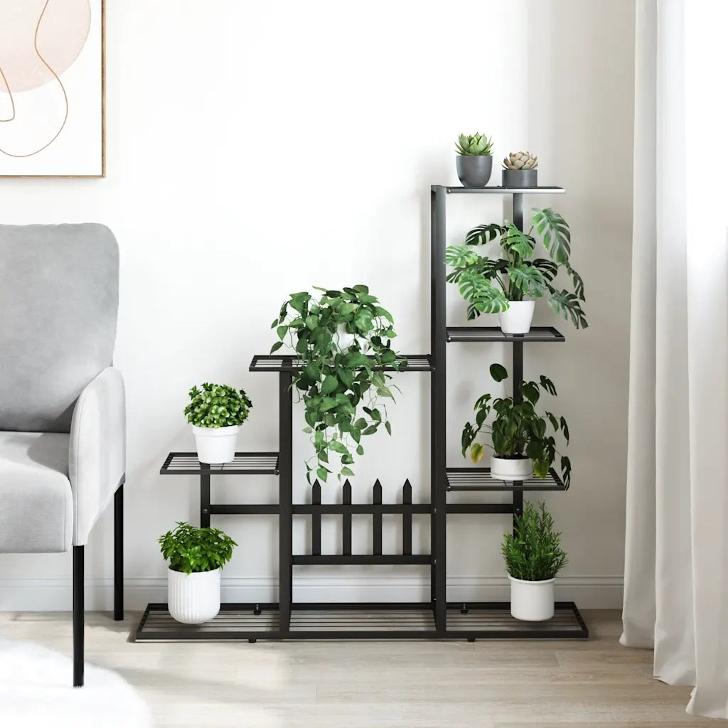 Portapiante 94,5x25x88 cm Nero in Metallocod mxl 97064