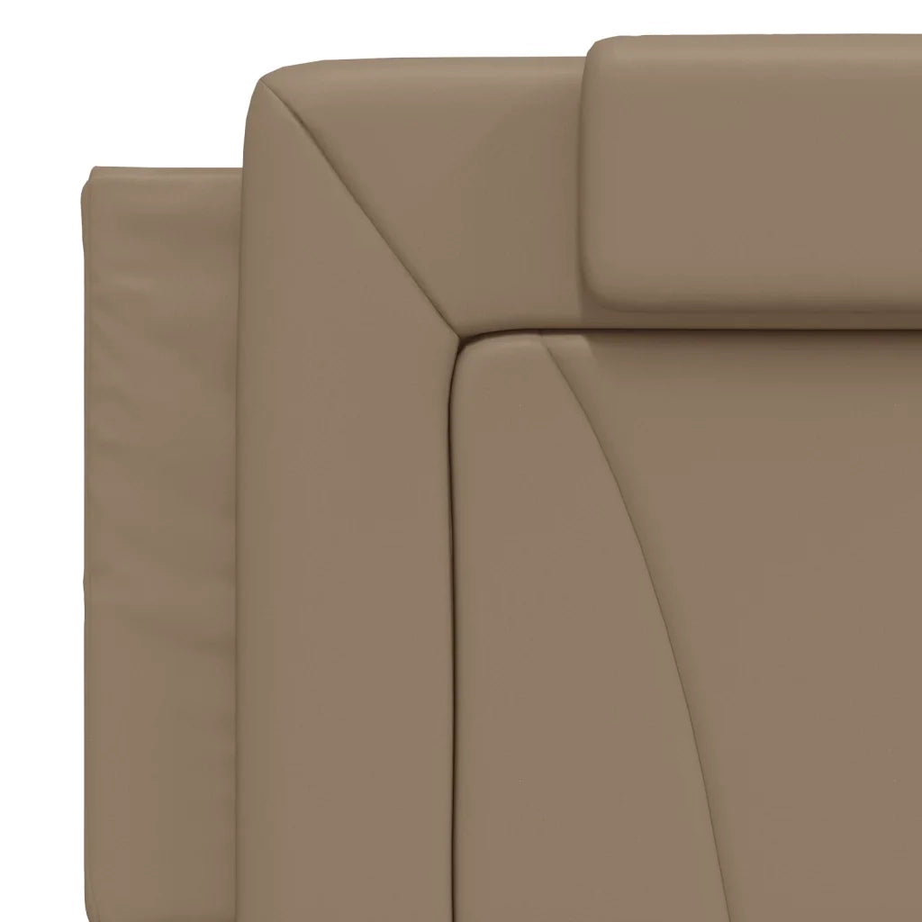 Cuscino Testiera Viana Cappuccino 160 cm in Similpelle 374801