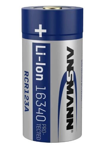 Ansmann 1300-0017 16340 CR123A Batteria Ricaricabile Li-Ion 850 mAh 3,6 V