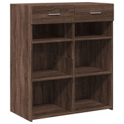 Buffet credenza cassettiera armadio mobile contenitore organizer per cucina soggiorno salotto 80 x 42,5 x 93 cm legno ingegnerizzato marrone 02_0031433