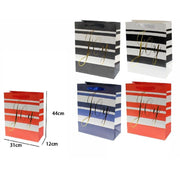Trade Shop - Set 2pz Buste Busta Da Regalo 44x31x12cm Sacchetto Scritta Joy 69960 Vari Colori -