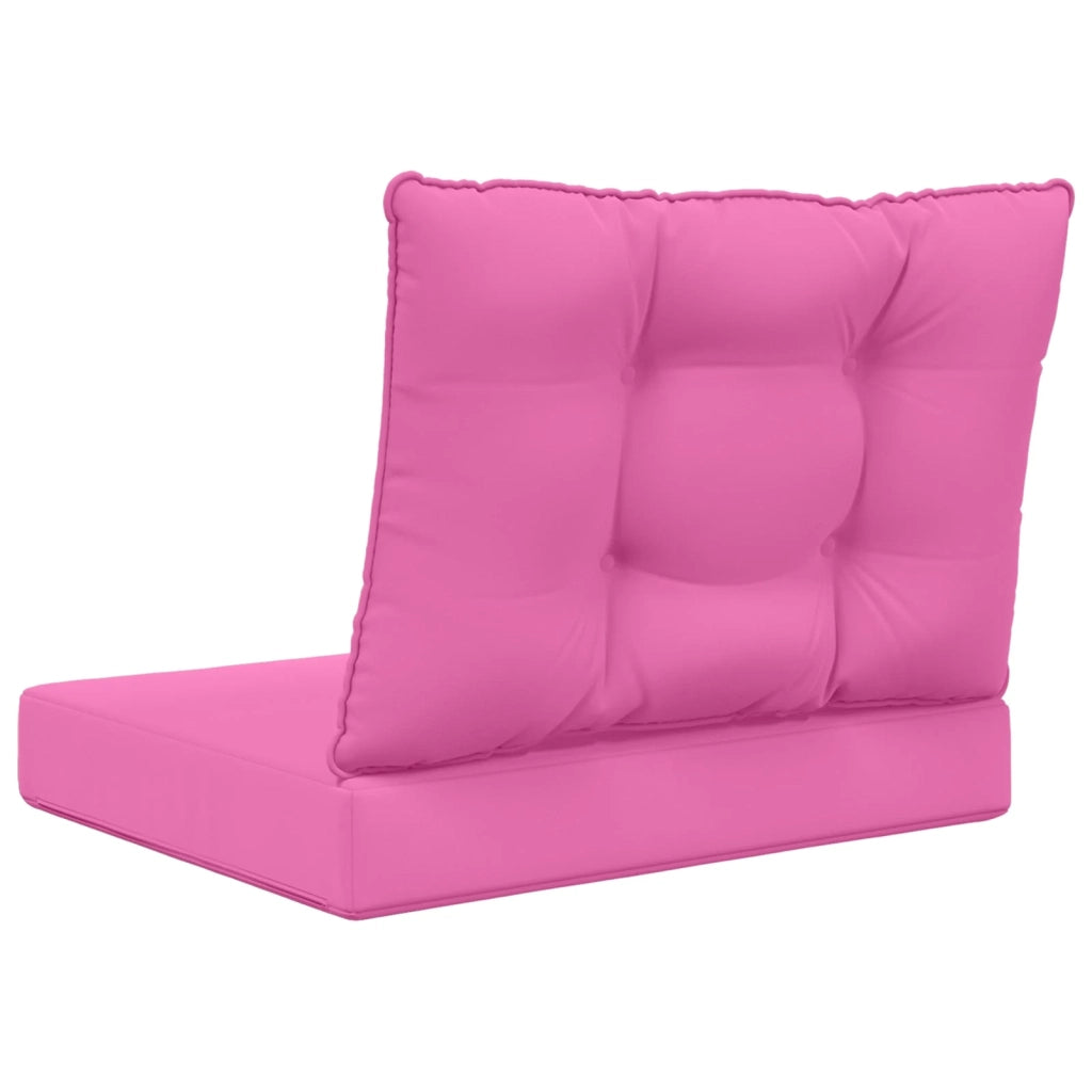 Cuscino per divano da esterno 2 pcs Rosa Poliestere