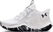 Scarpe da Basket Leggere e Comode 8 US Uomo Unisex - Bianco-Halo Grigio-Nero