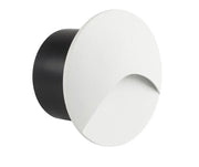 Faretto LED Segnapasso Rotondo da Incasso 3W in Alluminio Bianco 3000K IP65