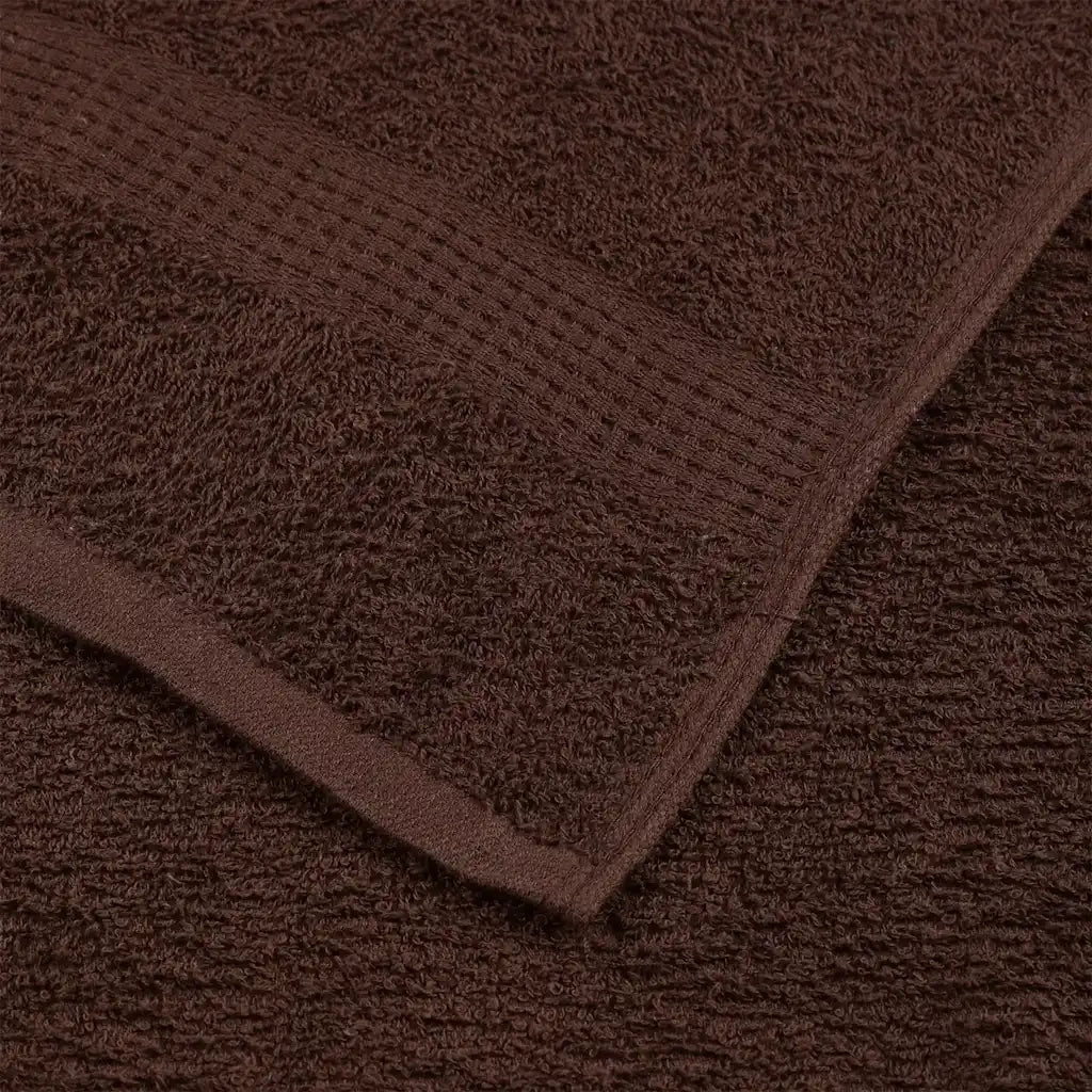 Asciugamani FROGN 10 pz Marrone 50x100 cm 360 g/m² 136760