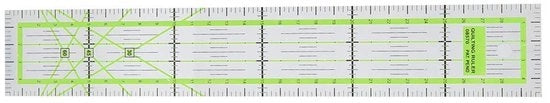 Set di 6 Naailiniaali per Quilt - Alta Transparenza - Scala Precisa - Leggero e Duraturo - Materiale Idrorepellente - Strumento per Quilt Portatile