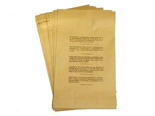 SACCHETTI DI CARTA PER CL15DJ E GN18- - (10001-08158) - 1 busta LAVORWASH