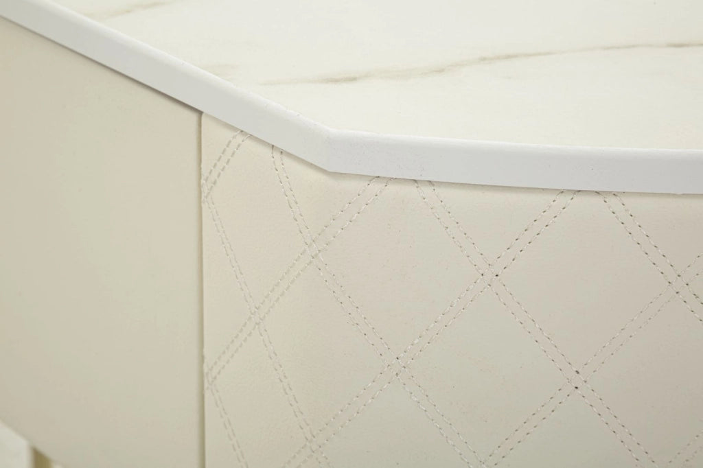 Console Sharon 100x40x75 cm in Pino e MDF e Metallo e Plastica