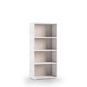 LIBRERIA BOOK 4 VANI 60X30XH120CM BIANCA/ROVERE.