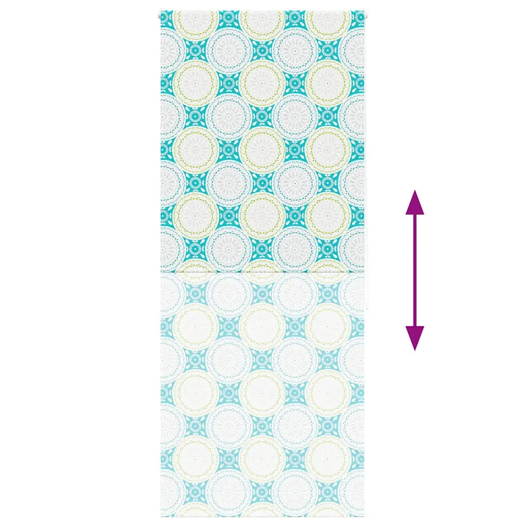 Tenda a Rullo Doccia 110x240 cm Larghezza Tessuto 106 cm 4014881