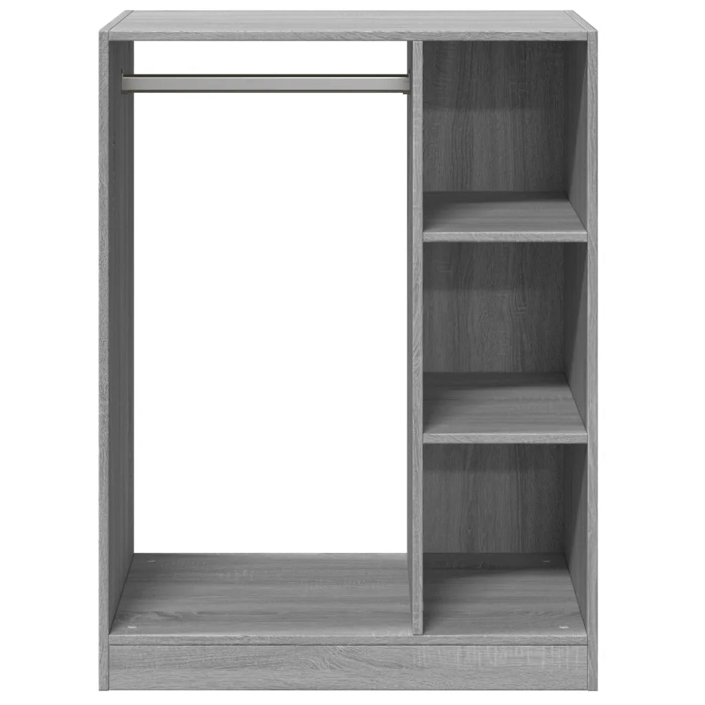 vidaXL Armadio Grigio Sonoma 77x48x102 cm in Legno Multistrato