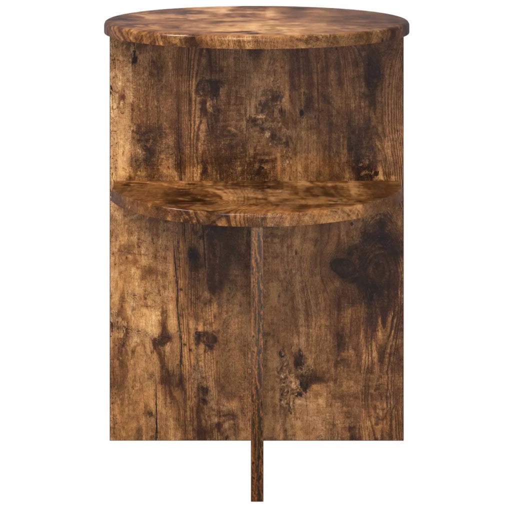 Tavolo laterale | Tavolino Rovere Fumo ? 39,5 x 55 cm Legno ingegnerizzato