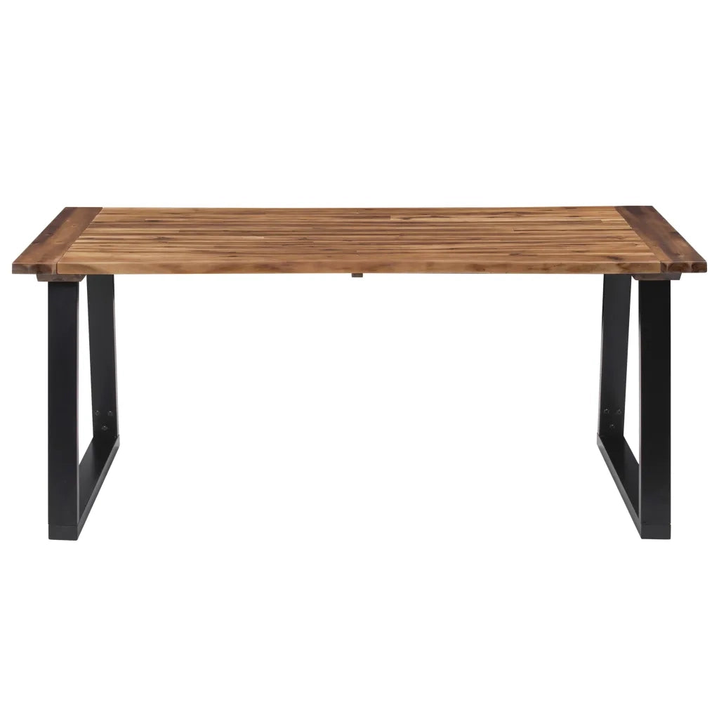 Tavolo da Pranzo | Tavolo da cucina in Legno Massello di Acacia 180x90 cm