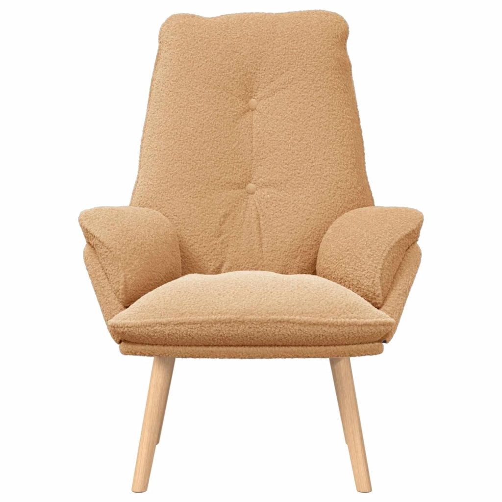 poltrona Beige 69 x 74 x 93 cm Tessuto Sherpa 42001849